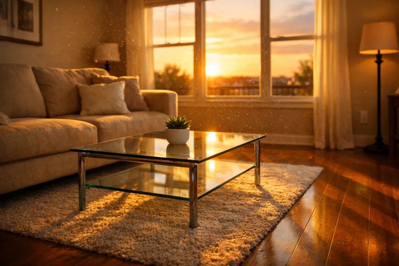 Beautifully refreshed home interior after SparkClean Pro deep cleaning service