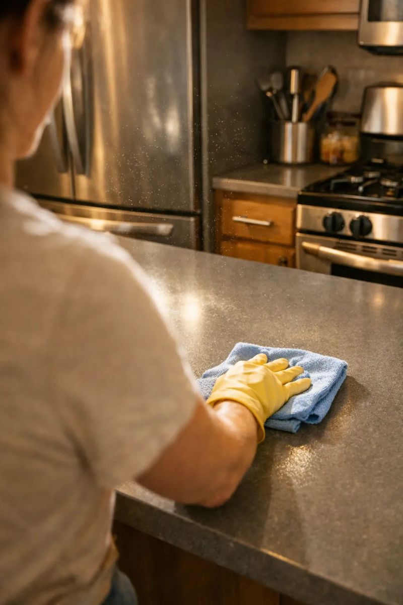 SparkClean Pro team cleaning a San Diego home with eco-friendly products